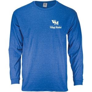 Screen Printed 50/50 Long Sleeve T-Shirt