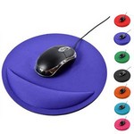Round Wrist Rest Mouse Pad