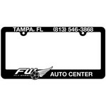 Black Standard License Plate Frame Wi...