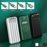 Power Bank Wireless Charger w/Cables