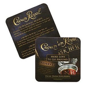 55-60 Point 4" Pulp Board Coaster Mad...